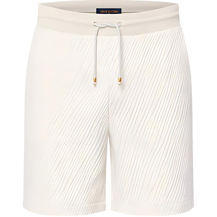 Жаккардовые шорты из хлопкового джерси LOUIS VUITTON, белые
Жаккардовые шорты из хлопкового джерси LOUIS VUITTON, белые