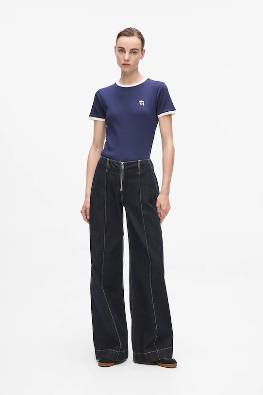 Хлопковые джинсы IKON Karl Lagerfeld, темно-синий
Хлопковые джинсы IKON Karl Lagerfeld, темно-синий