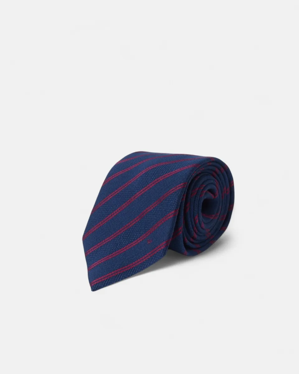 Галстук с двойной полосой, бордовый Silbon
Галстук с двойной полосой, бордовый Silbon