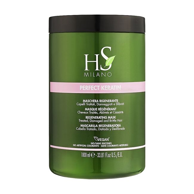 Идеальная кератиновая восстанавливающая маска для волос HS Milano, 1000 мл
Идеальная кератиновая восстанавливающая маска для волос HS Milano, 1000 мл