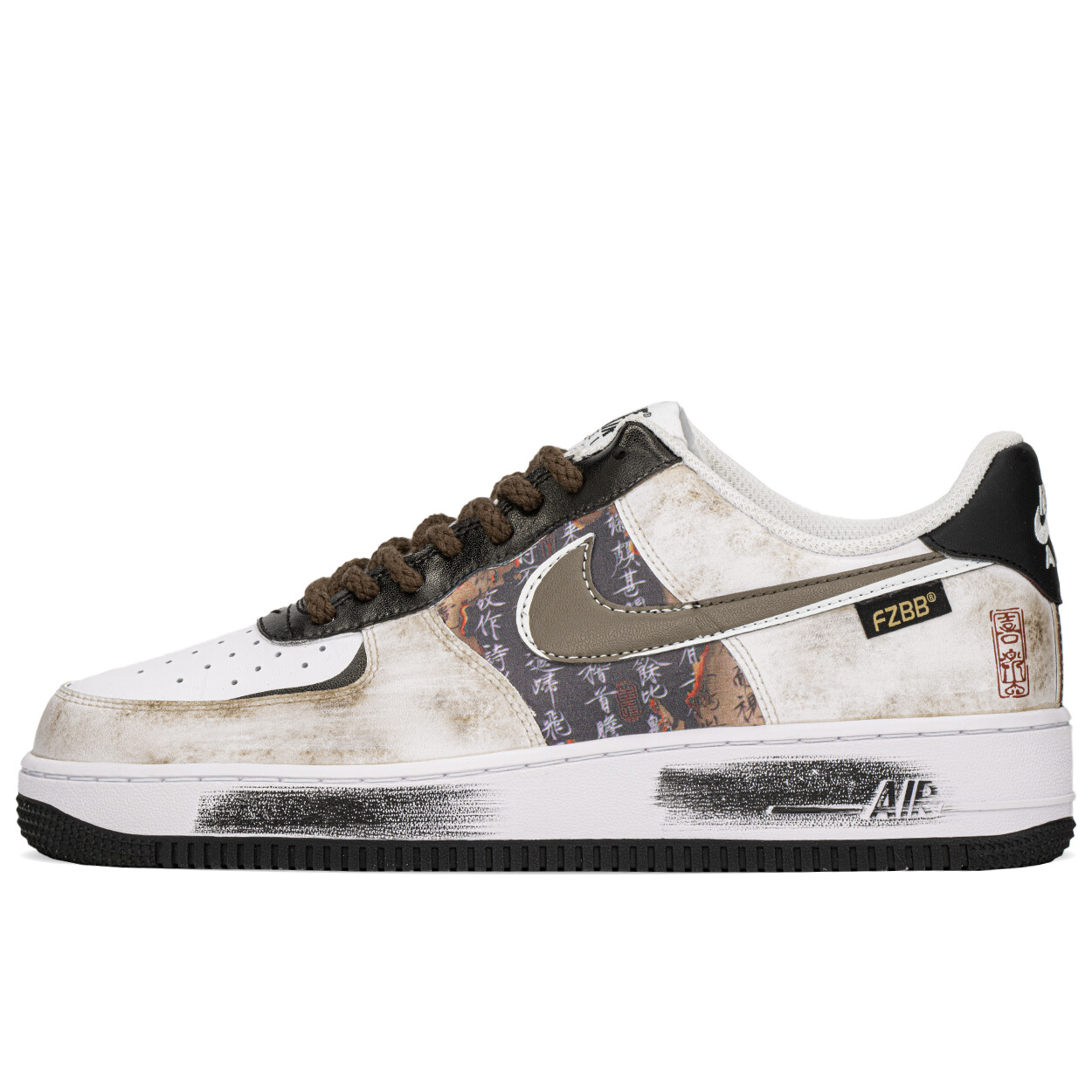 Кроссовки Nike Air Force 1 Skateboarding Shoes Men Low-top Black/White/Brown, черный/белый/коричневый
Кроссовки Nike Air Force 1 Skateboarding Shoes Men Low-top Black/White/Brown, черный/белый/коричневый