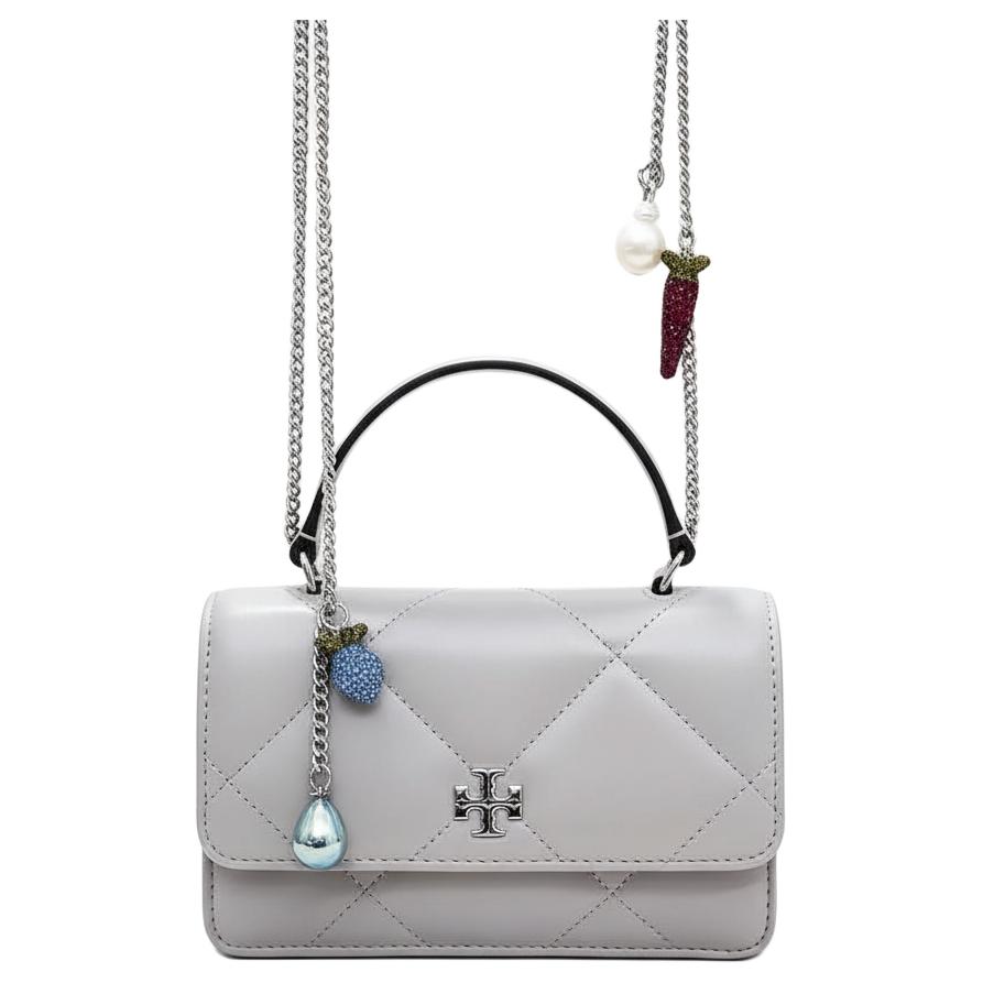 TORY BURCH Кожаная мини-сумка Women's Gray
TORY BURCH Кожаная мини-сумка Women's Gray