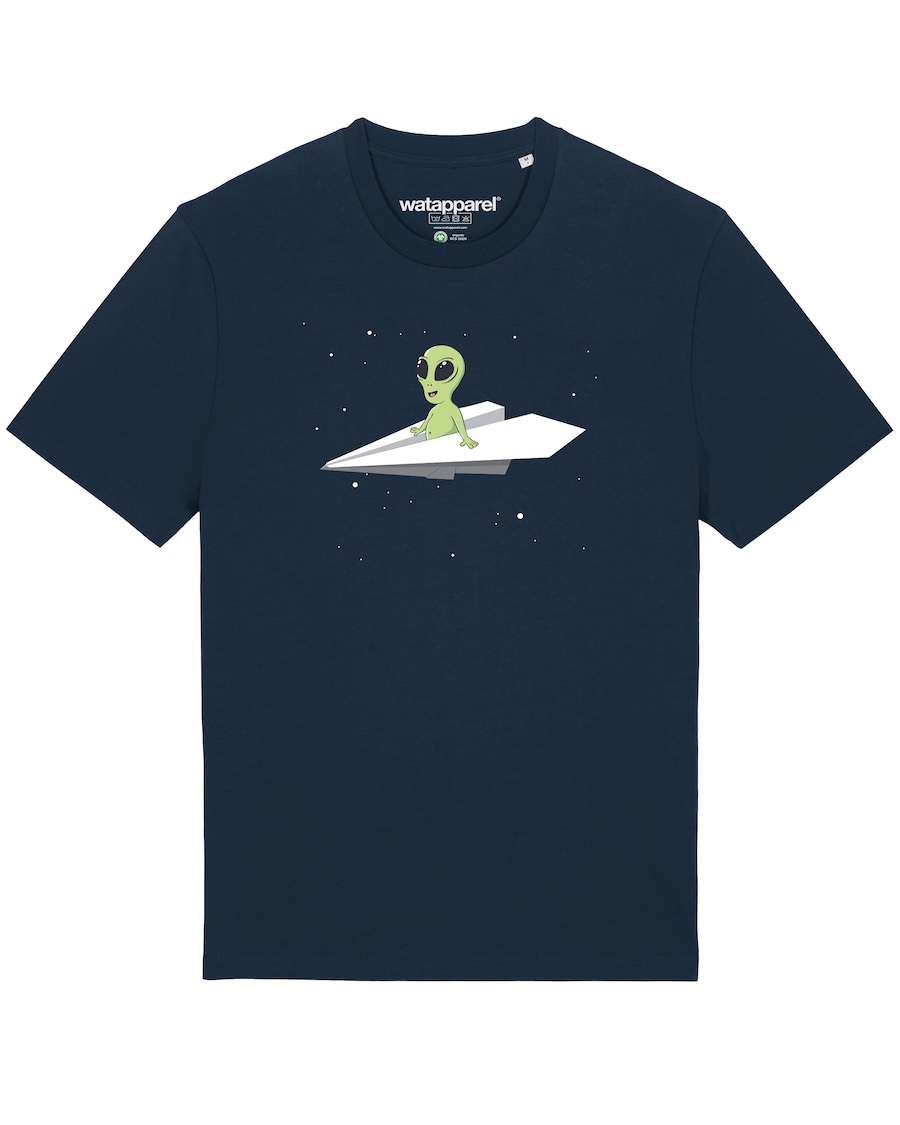 Рубашка Watapparel Alien on a paper plane, темно-синий
Рубашка Watapparel Alien on a paper plane, темно-синий