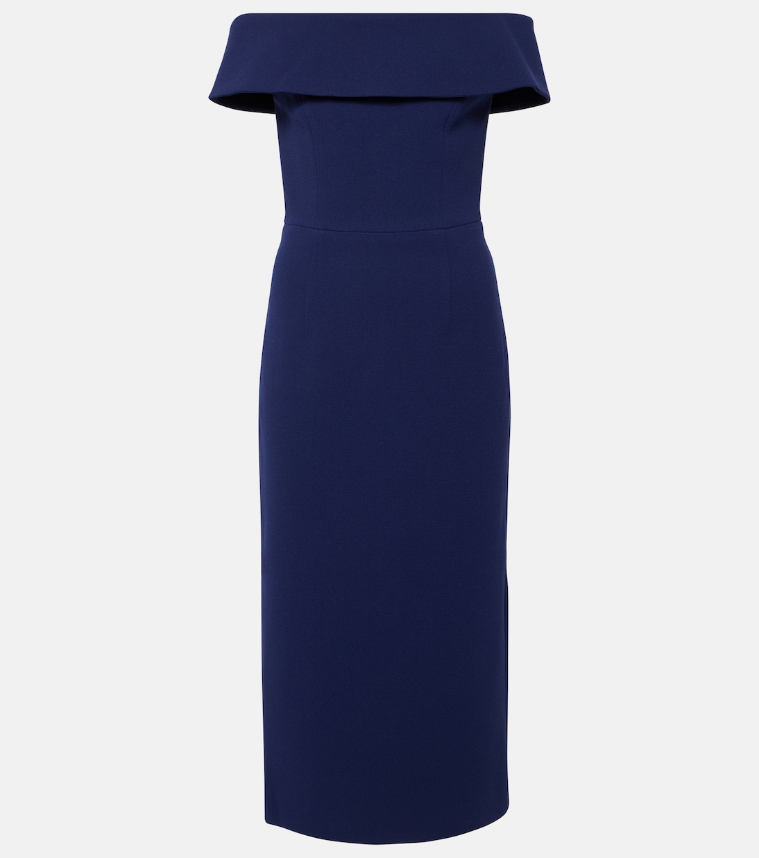Платье миди Amore из крепа с открытыми плечами Rebecca Vallance, темно-синий
Платье миди Amore из крепа с открытыми плечами Rebecca Vallance, темно-синий