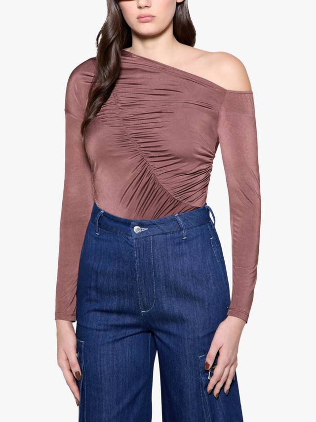 Асимметричный топ с защипами SISLEY, Brown
Асимметричный топ с защипами SISLEY, Brown