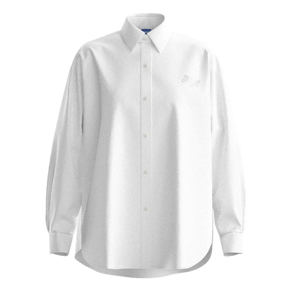 Рубашка с длинным рукавом HUGO Elisana 10266893 02 BLUE, белый
Рубашка с длинным рукавом HUGO Elisana 10266893 02 BLUE, белый