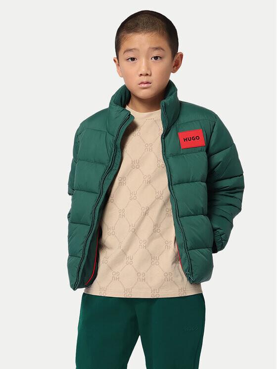 Пуховик стандартного кроя Hugo, зеленый
Пуховик стандартного кроя Hugo, зеленый