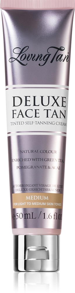 Лосьон для автозагара для лица Deluxe Face Tan Loving Tan, atspalvis medium 50 мл
Лосьон для автозагара для лица Deluxe Face Tan Loving Tan, atspalvis medium 50 мл