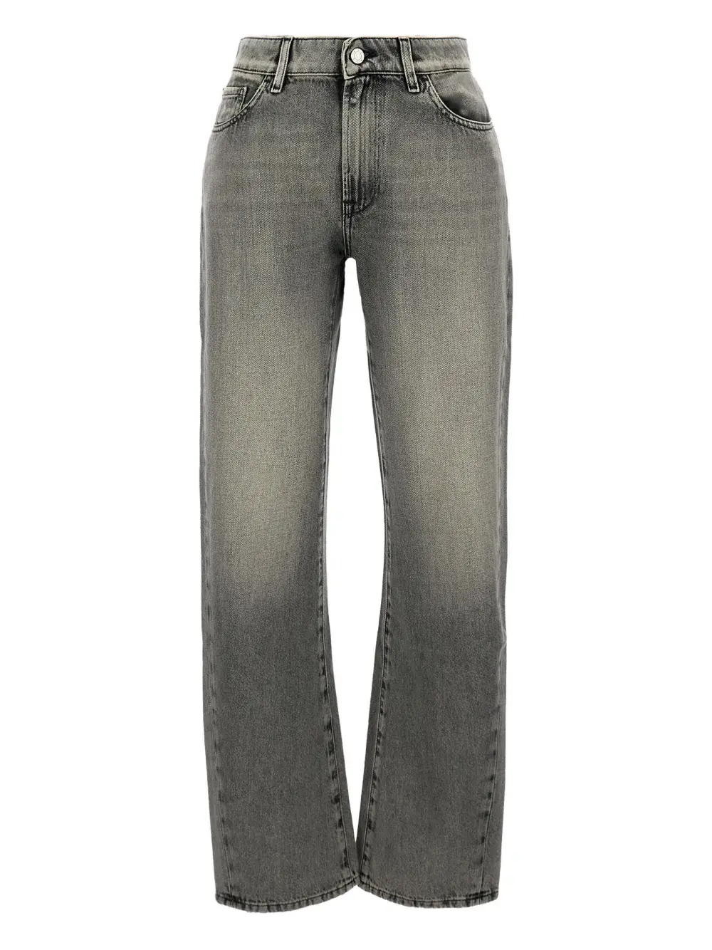 Джинсы из хлопка с пятью карманами 3x1, серый
Джинсы из хлопка с пятью карманами 3x1, серый