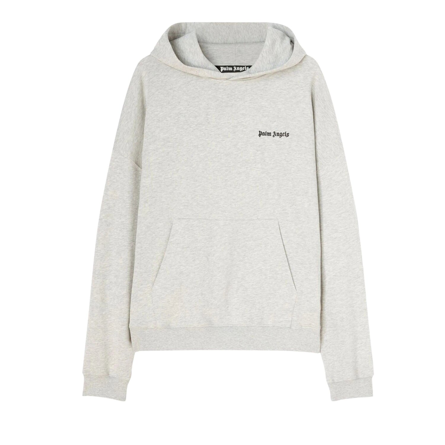 Толстовка с вышитым логотипом Palm Angels, цвет Серый меланж 
Толстовка с вышитым логотипом Palm Angels, цвет Серый меланж