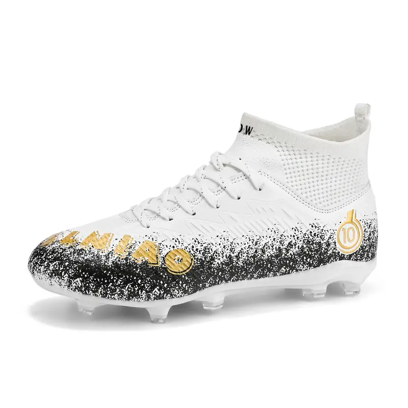 Футбольные бутсы для детей и подростков с амортизацией ударов, износостойкими и сбалансированными высокими подошвами D&W, белый/черный
Футбольные бутсы для детей и подростков с амортизацией ударов, износостойкими и сбалансированными высокими подошвами D&W, белый/черный