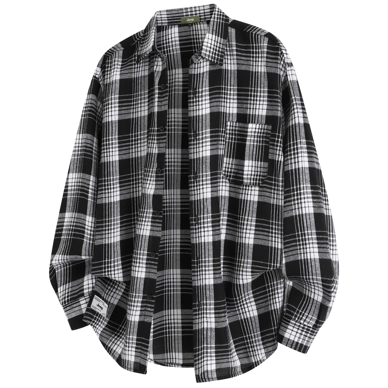 Рубашка Unisex Lapel Moderate Jeep, черный
Рубашка Unisex Lapel Moderate Jeep, черный