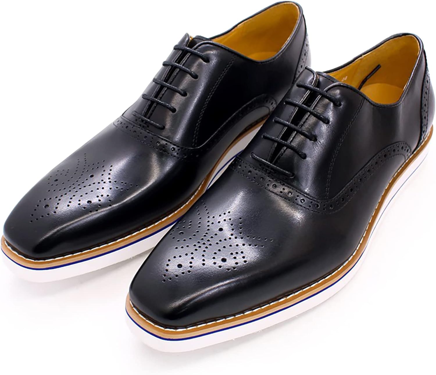Мужские кожаные туфли броги с шнуровкой, формальные оксфорды, деловой повседневный стиль, с крыльями, для свадьбы и вечеринки, дерби, синие, 38 Generic
Мужские кожаные туфли броги с шнуровкой, формальные оксфорды, деловой повседневный стиль, с крыльями, для свадьбы и вечеринки, дерби, синие, 38 Generic