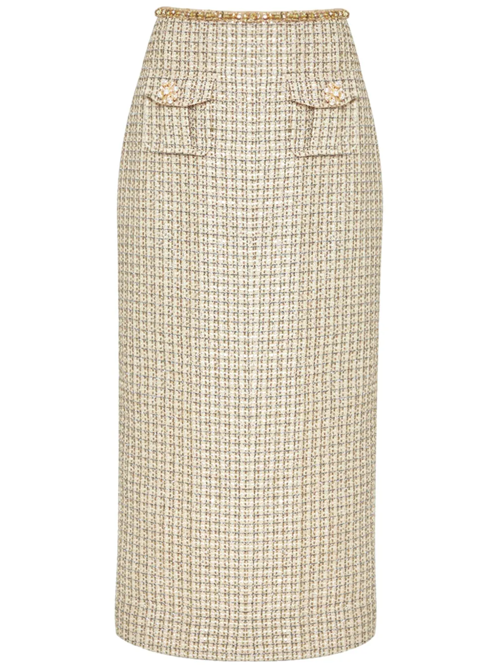 Юбка миди из ткани букле Self-Portrait, золотой
Юбка миди из ткани букле Self-Portrait, золотой