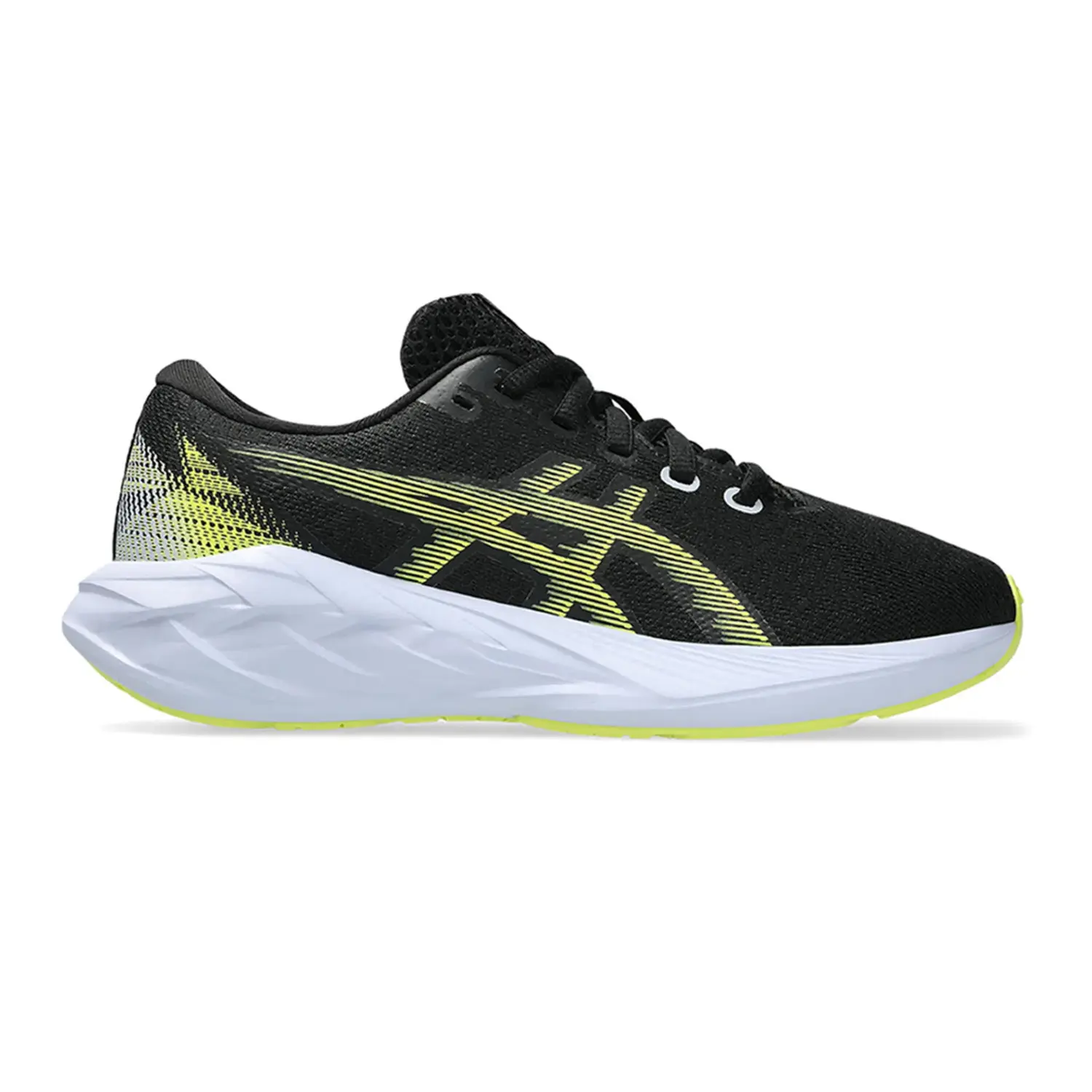 Детские беговые кроссовки Novablast 5 GS Asics, черный/желтый
Детские беговые кроссовки Novablast 5 GS Asics, черный/желтый
