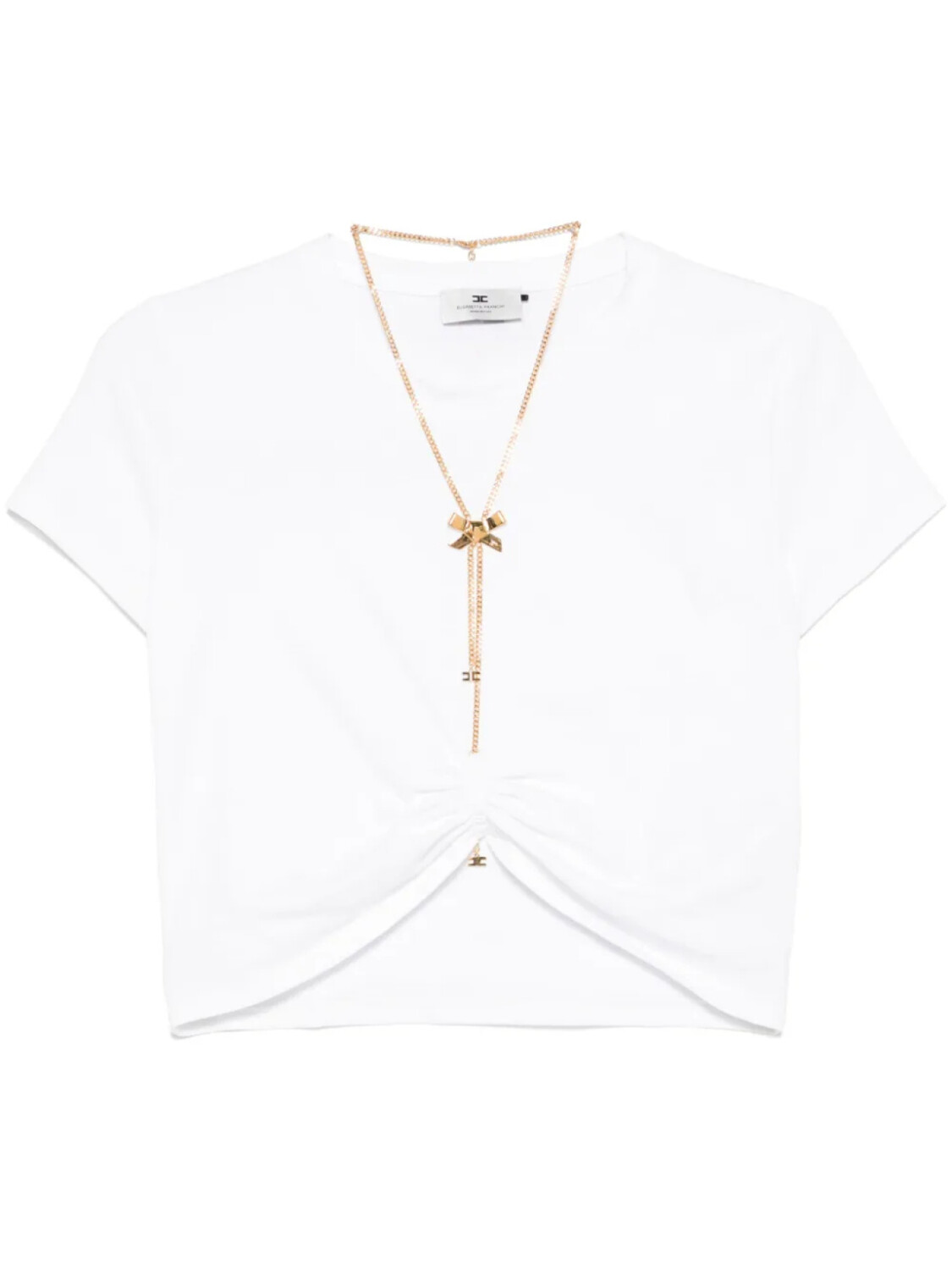 Elisabetta Franchi футболка из джерси с бантом, белый
Elisabetta Franchi футболка из джерси с бантом, белый