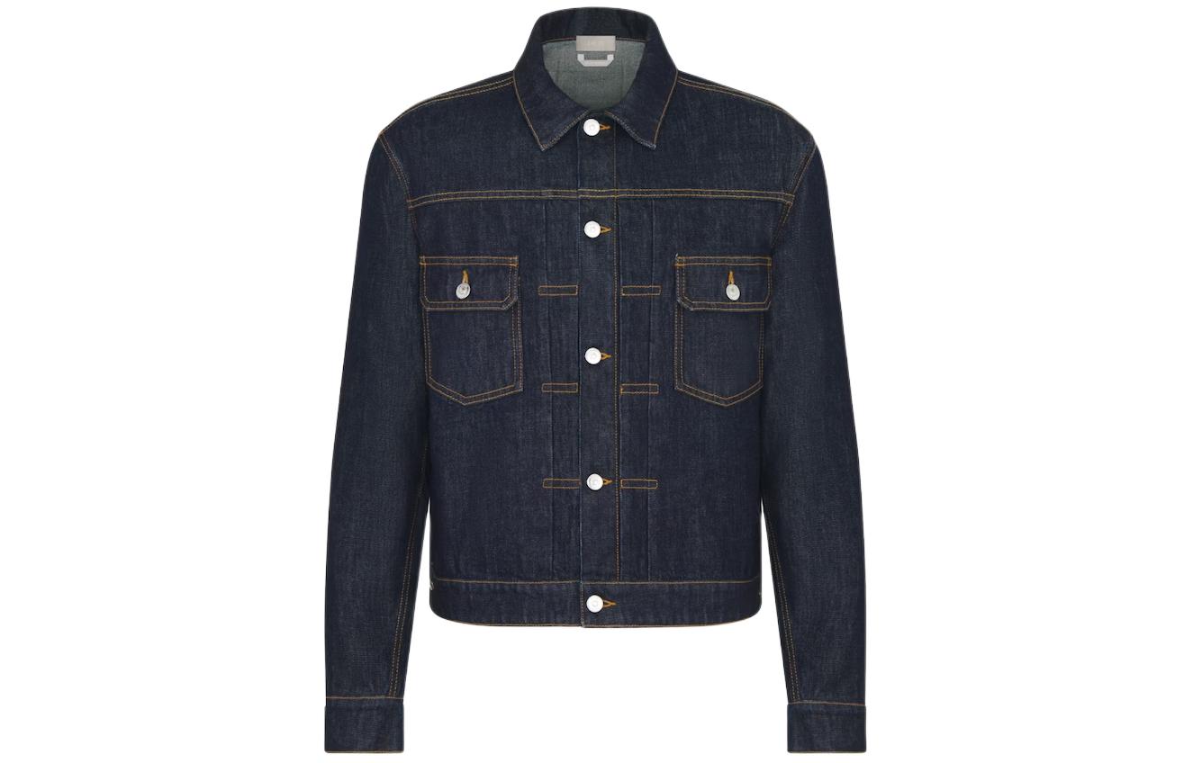 DIOR Джинсовая куртка мужская синяя, Marine Blue
DIOR Джинсовая куртка мужская синяя, Marine Blue