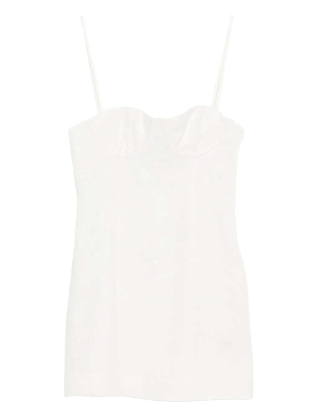 Вышитое мини-платье на тонких бретельках SIR., белый
Вышитое мини-платье на тонких бретельках SIR., белый