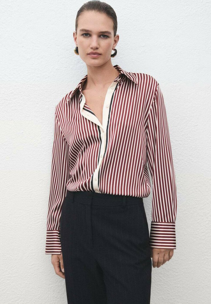 Блуза Mango Button-down blouse, Bordeaux
Блуза Mango Button-down blouse, Bordeaux