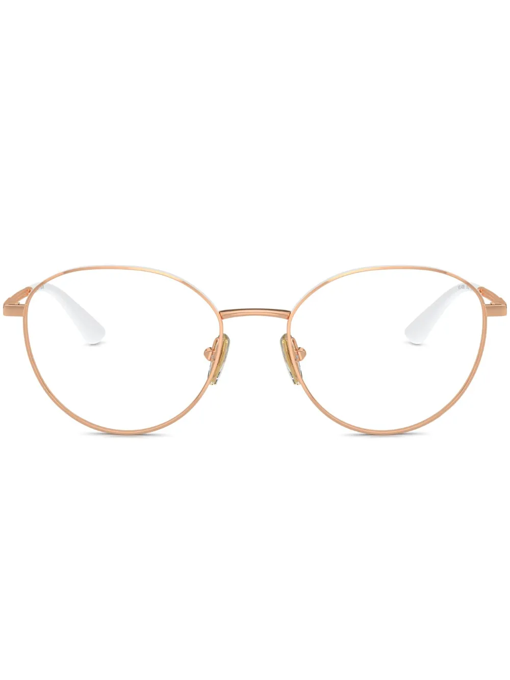Очки в круглой оправе с логотипом Vogue, золотистый
Очки в круглой оправе с логотипом Vogue, золотистый