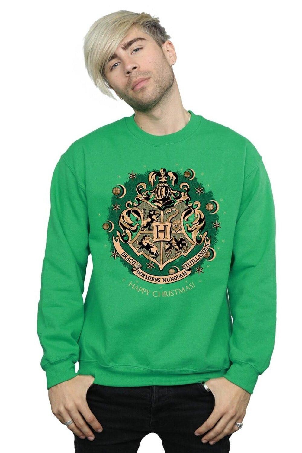 Толстовка с рождественским венком Harry Potter, зеленый
Толстовка с рождественским венком Harry Potter, зеленый