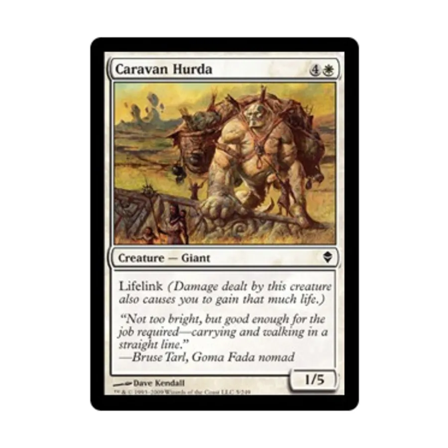 CCG Караван Хурда (К), MTG - Zendikar
CCG Караван Хурда (К), MTG - Zendikar