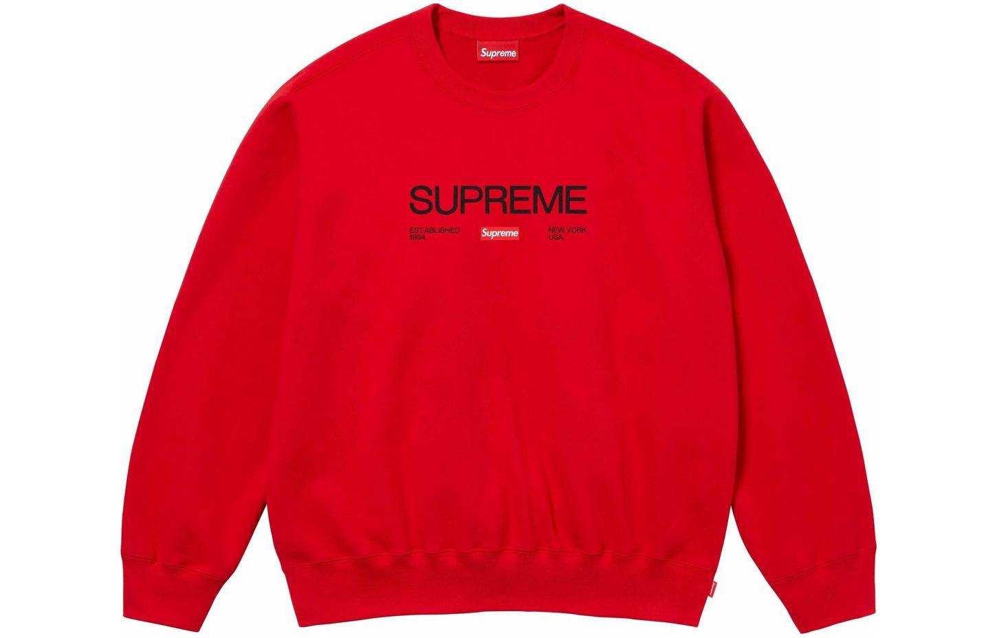 Классический свитшот Supreme, красный
Классический свитшот Supreme, красный