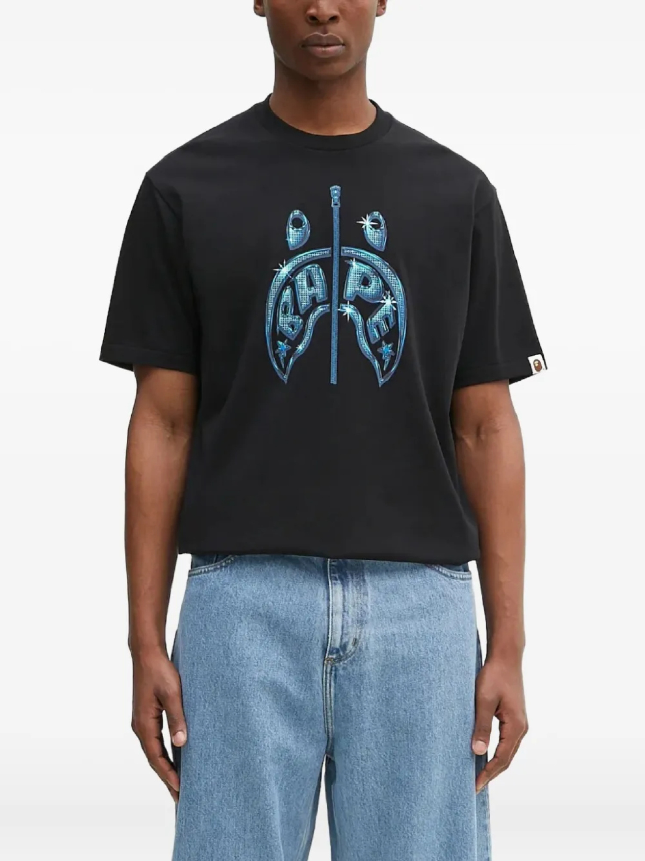 Футболка с графическим принтом акулы A BATHING APE, черный
Футболка с графическим принтом акулы A BATHING APE, черный