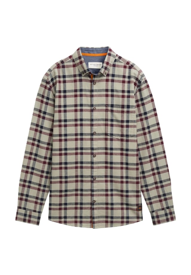 Повседневная рубашка стандартного кроя с длинным рукавом и воротником на пуговицах Tom Tailor, зеленый
Повседневная рубашка стандартного кроя с длинным рукавом и воротником на пуговицах Tom Tailor, зеленый