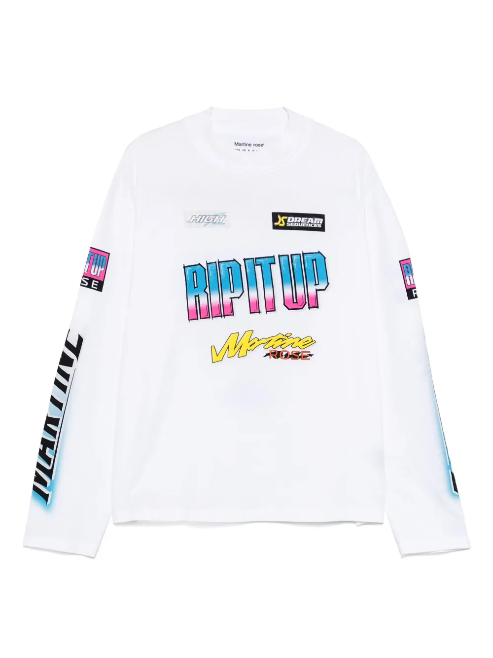 Футболка с воротником-воронкой Martine Rose, белый
Футболка с воротником-воронкой Martine Rose, белый