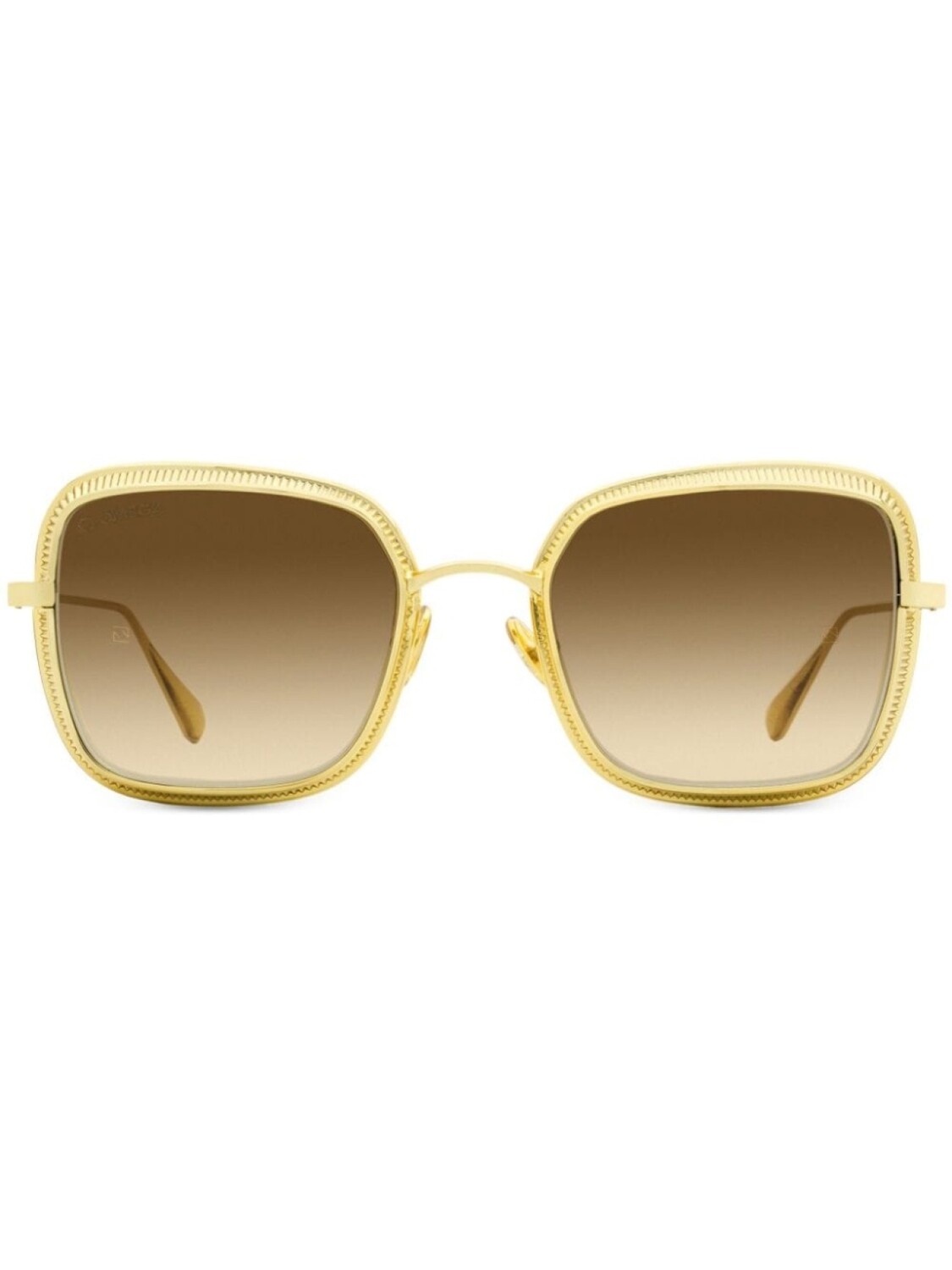 OMEGA EYEWEAR гравированные солнцезащитные очки в квадратной оправе, золотистый
OMEGA EYEWEAR гравированные солнцезащитные очки в квадратной оправе, золотистый