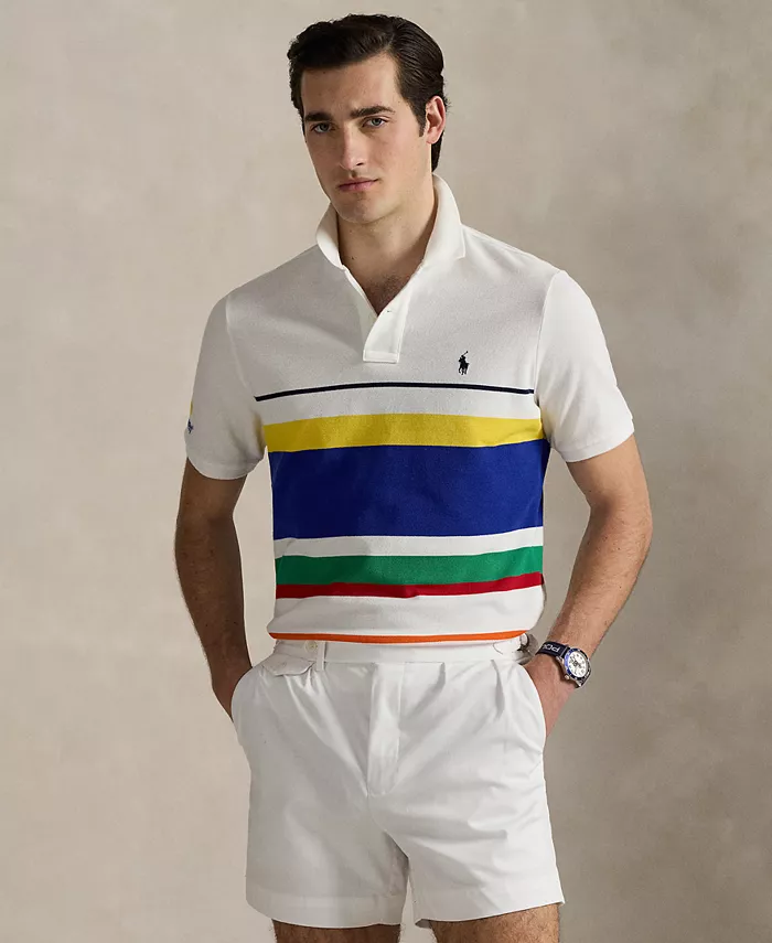 Рубашка-поло унисекс с классическим кроем из сетки для Открытого чемпионата США Polo Ralph Lauren, мультиколор
Рубашка-поло унисекс с классическим кроем из сетки для Открытого чемпионата США Polo Ralph Lauren, мультиколор