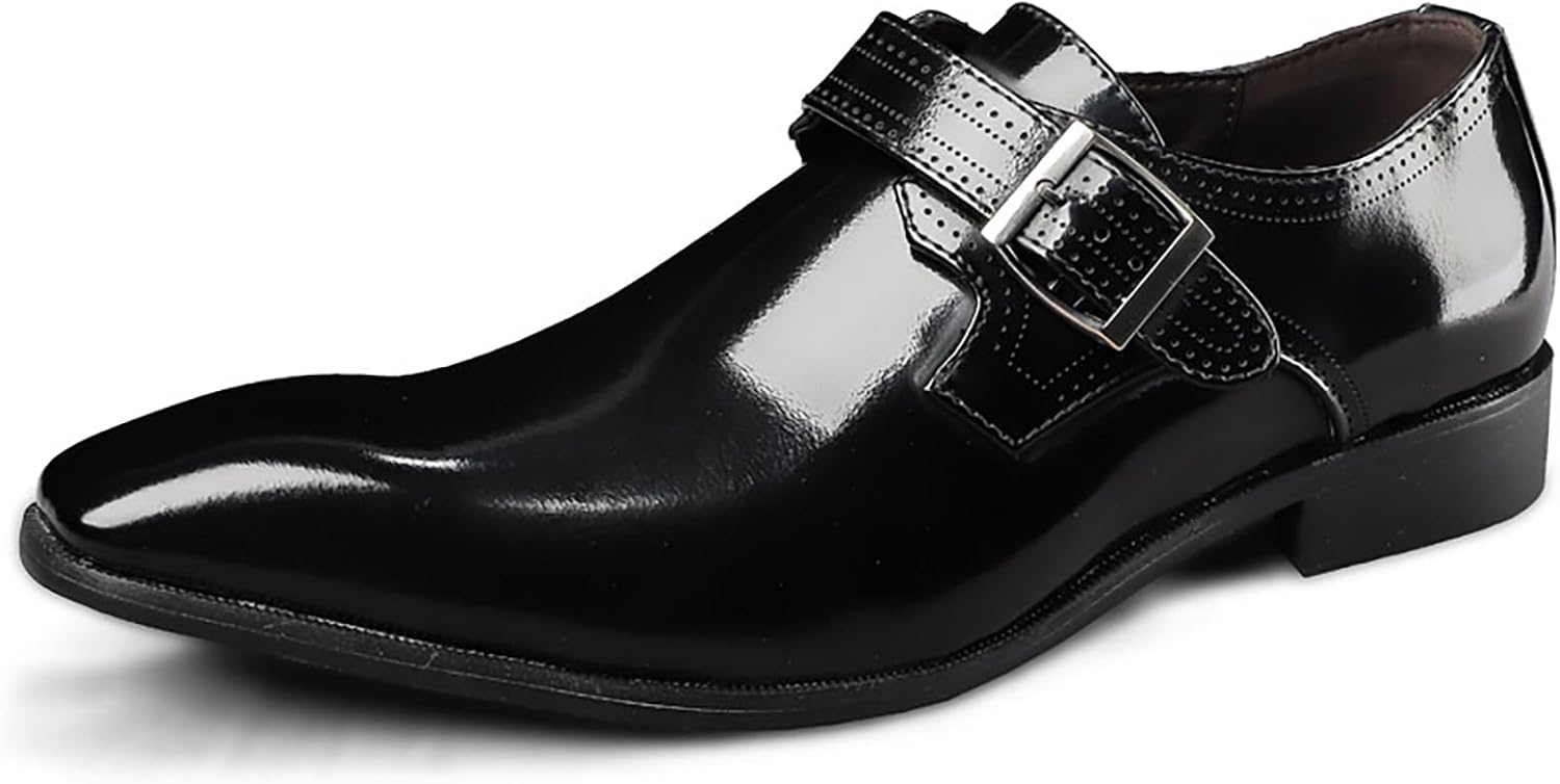 Мужские кожаные лоферы SIYAKE с монк-ремнем и пряжкой, на застежке, повседневные деловые удобные оксфорды для вечеринок, свадеб и работы, черный
Мужские кожаные лоферы SIYAKE с монк-ремнем и пряжкой, на застежке, повседневные деловые удобные оксфорды для вечеринок, свадеб и работы, черный