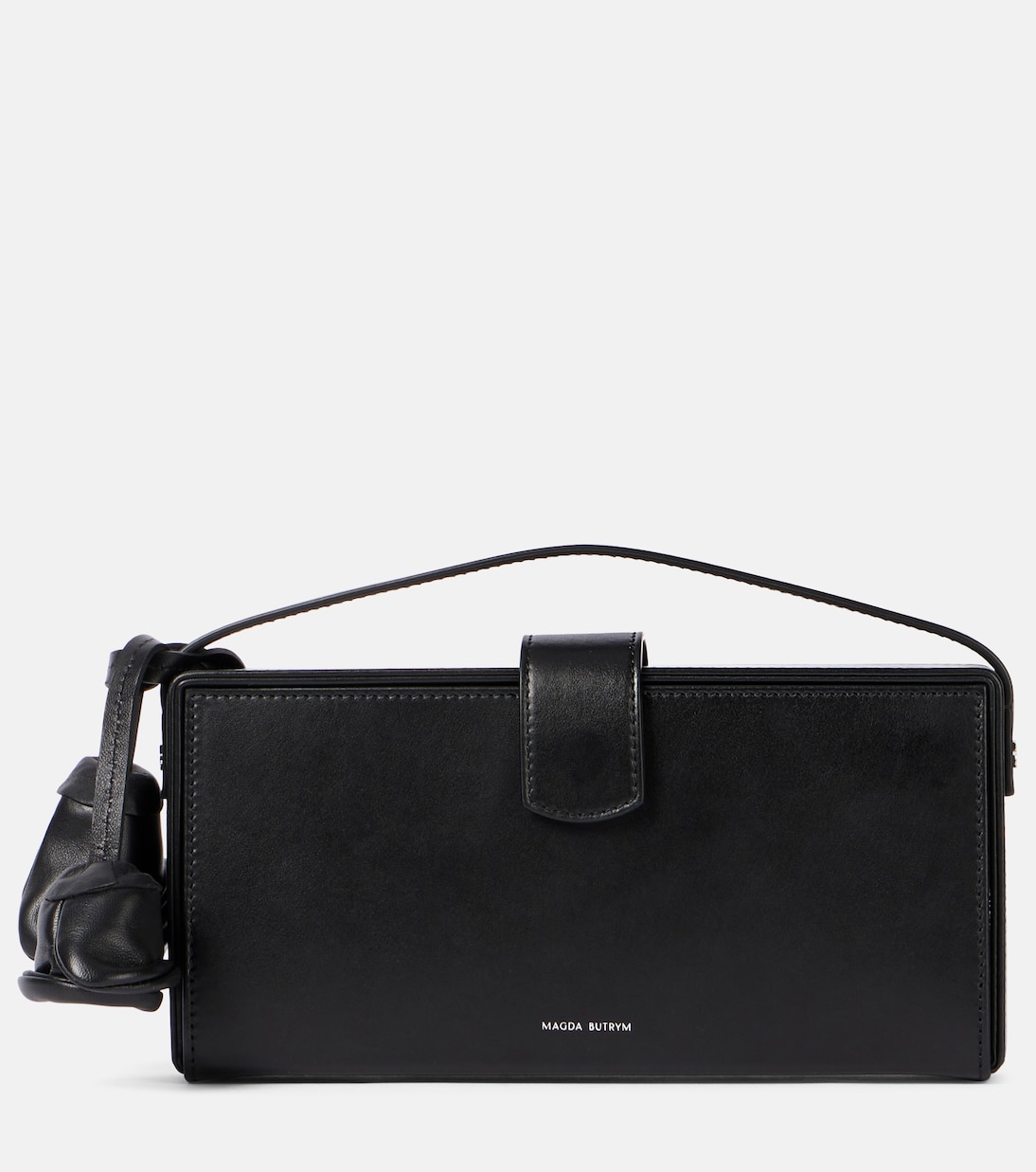 Сумка-тоут из кожи Apolonia Magda Butrym, черный 
Сумка-тоут из кожи Apolonia Magda Butrym, черный