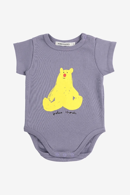 Детский боди Hug Me Bear Bobo Choses, синий 
Детский боди Hug Me Bear Bobo Choses, синий