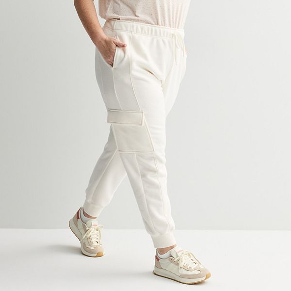 Плюс сайз ультрамягкие флисовые карго-джоггеры Tek Gear, Ivory Tusk
Плюс сайз ультрамягкие флисовые карго-джоггеры Tek Gear, Ivory Tusk