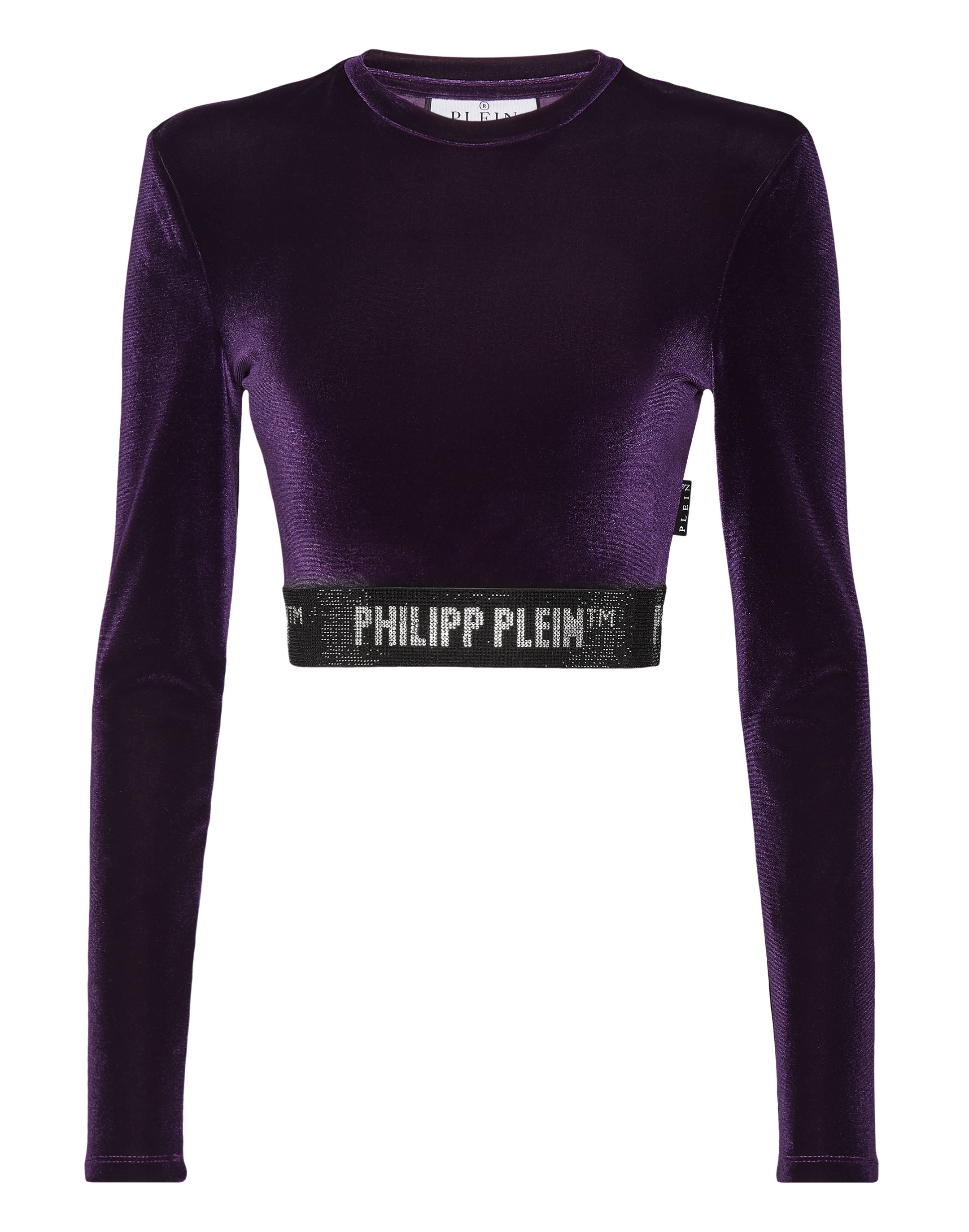Укороченный топ с длинными рукавами и подкладкой на плечах, кристалл PHILIPP PLEIN, фиолетовый
Укороченный топ с длинными рукавами и подкладкой на плечах, кристалл PHILIPP PLEIN, фиолетовый