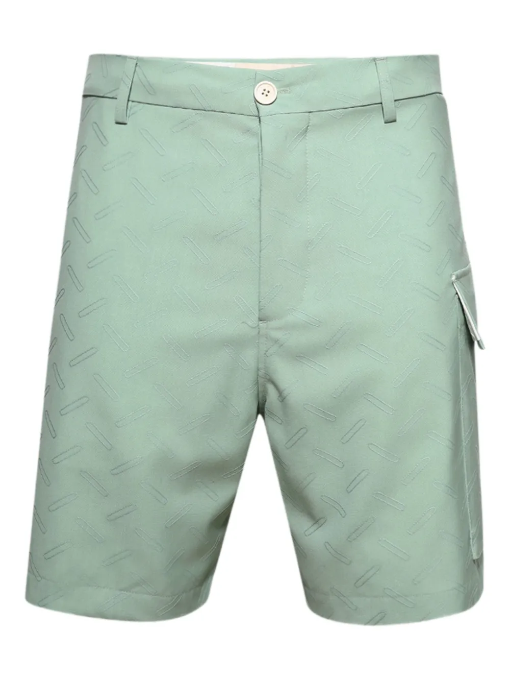 Шорты строгого кроя с геометричным принтом Marni, зеленый
Шорты строгого кроя с геометричным принтом Marni, зеленый