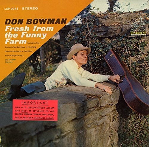 CD диск Bowman, Don: Fresh From the Funny Farm
CD диск Bowman, Don: Fresh From the Funny Farm