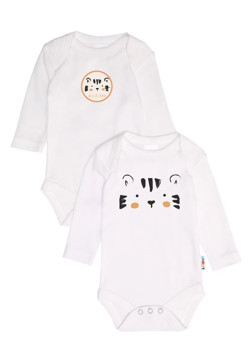 Боди-лилипут "Wildland", с практичными кнопками Liliput, белый 
Боди-лилипут "Wildland", с практичными кнопками Liliput, белый