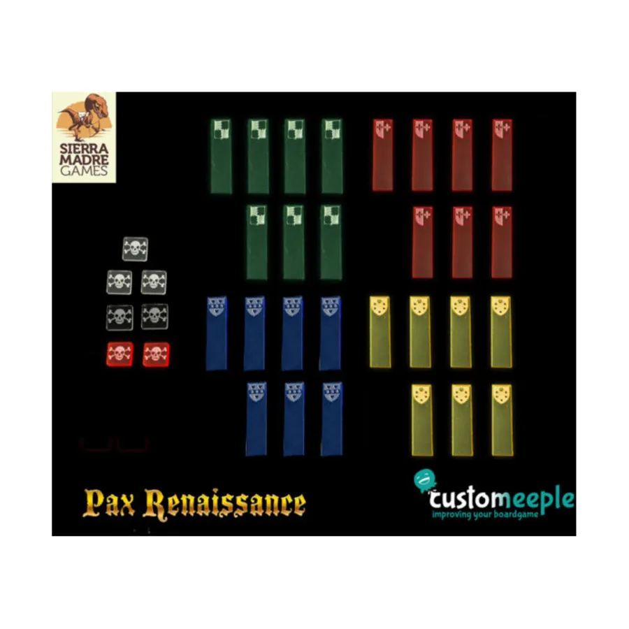 Жетоны Pax Renaissance Deluxe, Game Accessories (Customeeple)
Жетоны Pax Renaissance Deluxe, Game Accessories (Customeeple)
