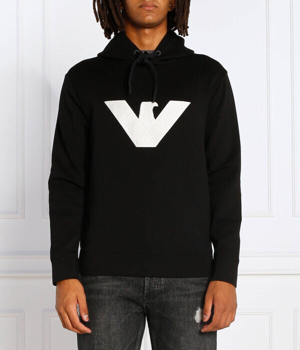 Толстовка Emporio Armani Regular Fit, черный / белый
Толстовка Emporio Armani Regular Fit, черный / белый