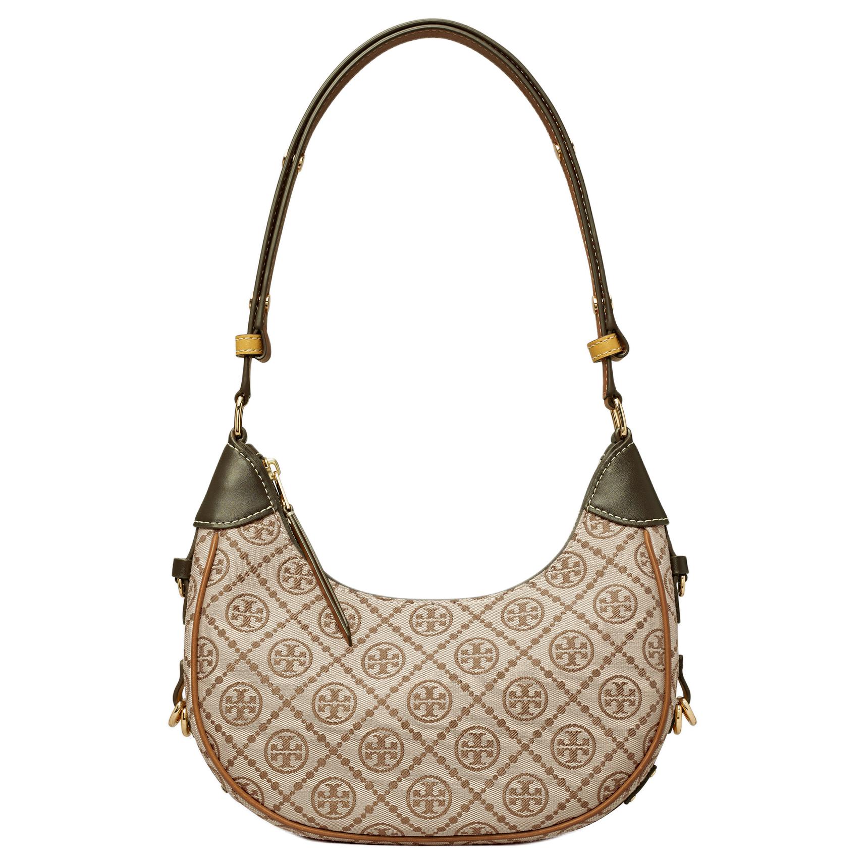 T Monogram Жаккардовая Сумка Через Плечо, Полумесяц, Женская Сумка, Сумка Через Плечо Фундук Коричневый Мультиколор TORY BURCH
T Monogram Жаккардовая Сумка Через Плечо, Полумесяц, Женская Сумка, Сумка Через Плечо Фундук Коричневый Мультиколор TORY BURCH