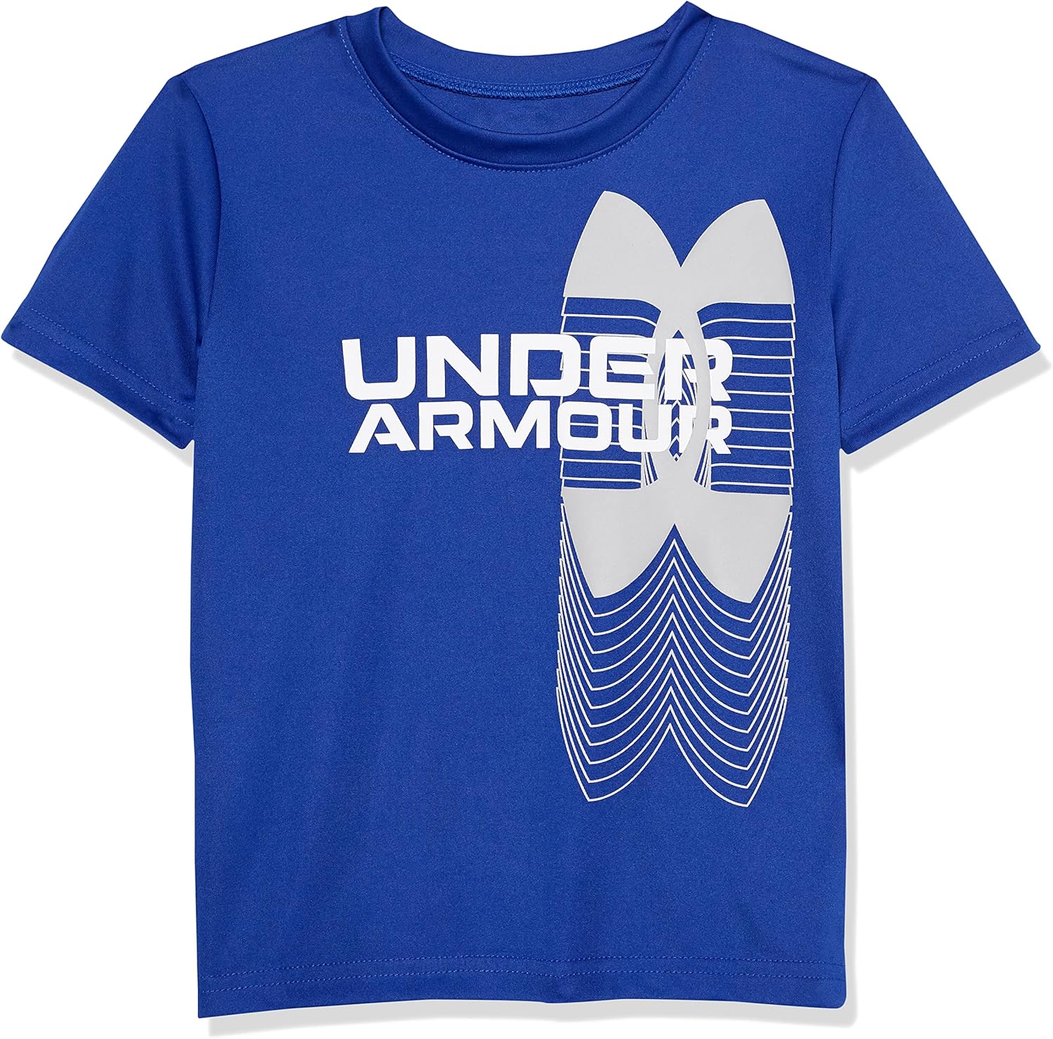 Under Armour Lets Go футболка с коротким рукавом для мальчиков, мягкая футболка с круглым вырезом, Royal Logo
Under Armour Lets Go футболка с коротким рукавом для мальчиков, мягкая футболка с круглым вырезом, Royal Logo