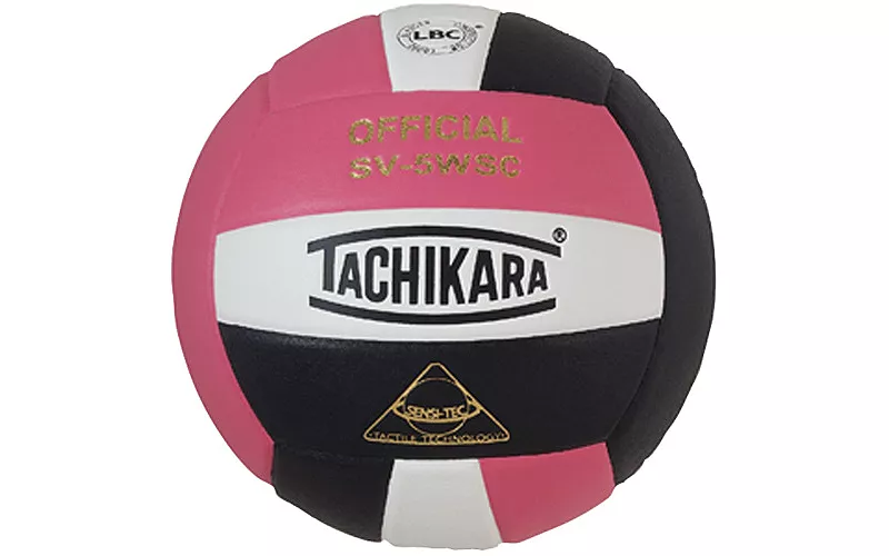 Tachikara SV-5WSC Закрытый волейбольный мяч, белый/розовый/черный 
Tachikara SV-5WSC Закрытый волейбольный мяч, белый/розовый/черный