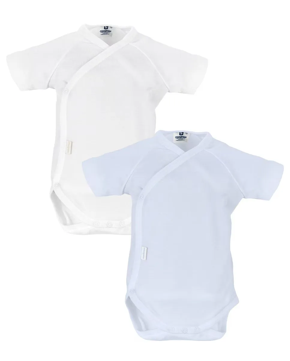 Упаковка из 2 детских боди из лиоцелла с короткими рукавами Cambrass, синий
Упаковка из 2 детских боди из лиоцелла с короткими рукавами Cambrass, синий