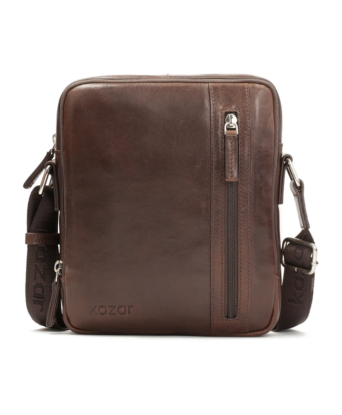 Кожаная сумка через плечо Kazar, коричневый
Кожаная сумка через плечо Kazar, коричневый
