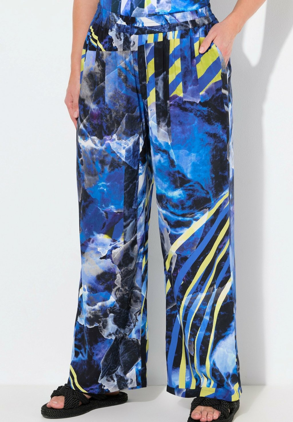 Брюки STROKE Ulla Popken, темно-синий 
Брюки STROKE Ulla Popken, темно-синий