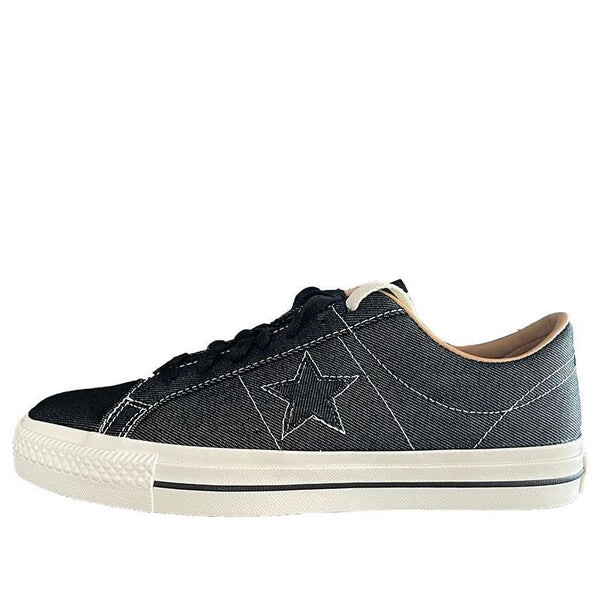 Кроссовки one star pro low 'denim - black' Converse, черный 
Кроссовки one star pro low 'denim - black' Converse, черный