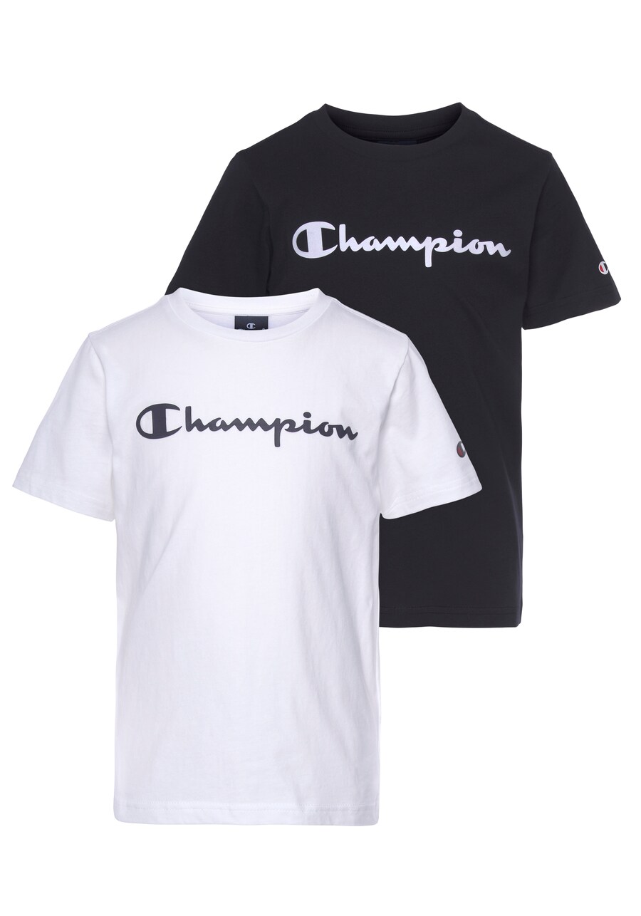 Рубашка Champion Authentic Athletic Apparel, черный/белый 
Рубашка Champion Authentic Athletic Apparel, черный/белый